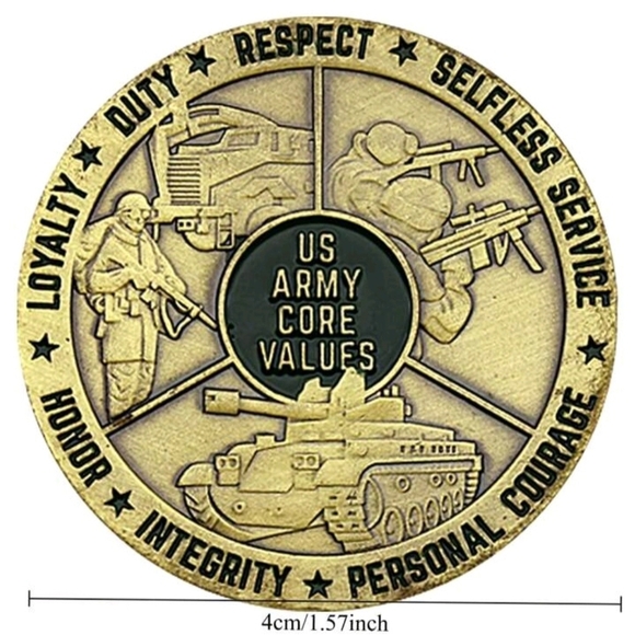 None Other - US Army Core Values Commemorative Coin